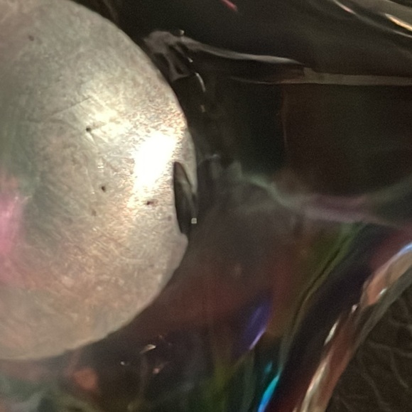 STAR paper weight hand blown glass iridescent. - Picture 10 of 10